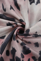 Leopard Print High Neck Backless Maxi Dress image 5