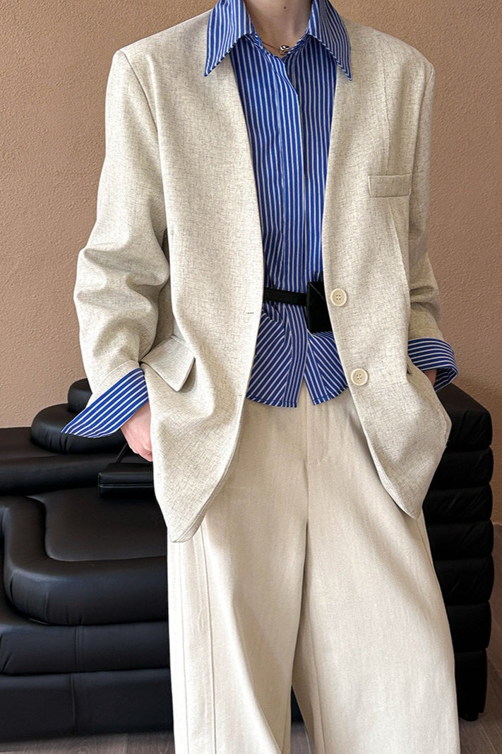 Casual V-Neck Blazer image 1