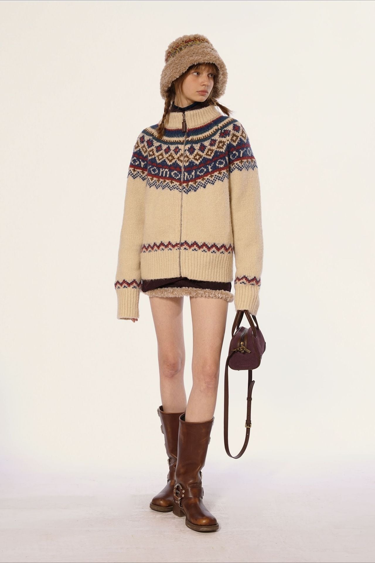 Vintage Fair Isle Knit Sweater image 5