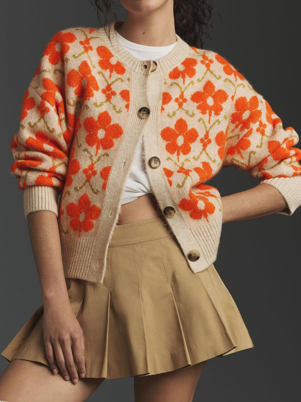 Long Sleeve Jacquard Cardigan image 3