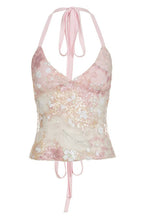 Sweet Hot Shee Sequin Lace Halter Top image 5