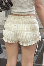Boho Textured Irregular Tulip Shorts image 4
