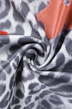 Leopard Print Slim Fit Sleeveless Maxi Dress image 3