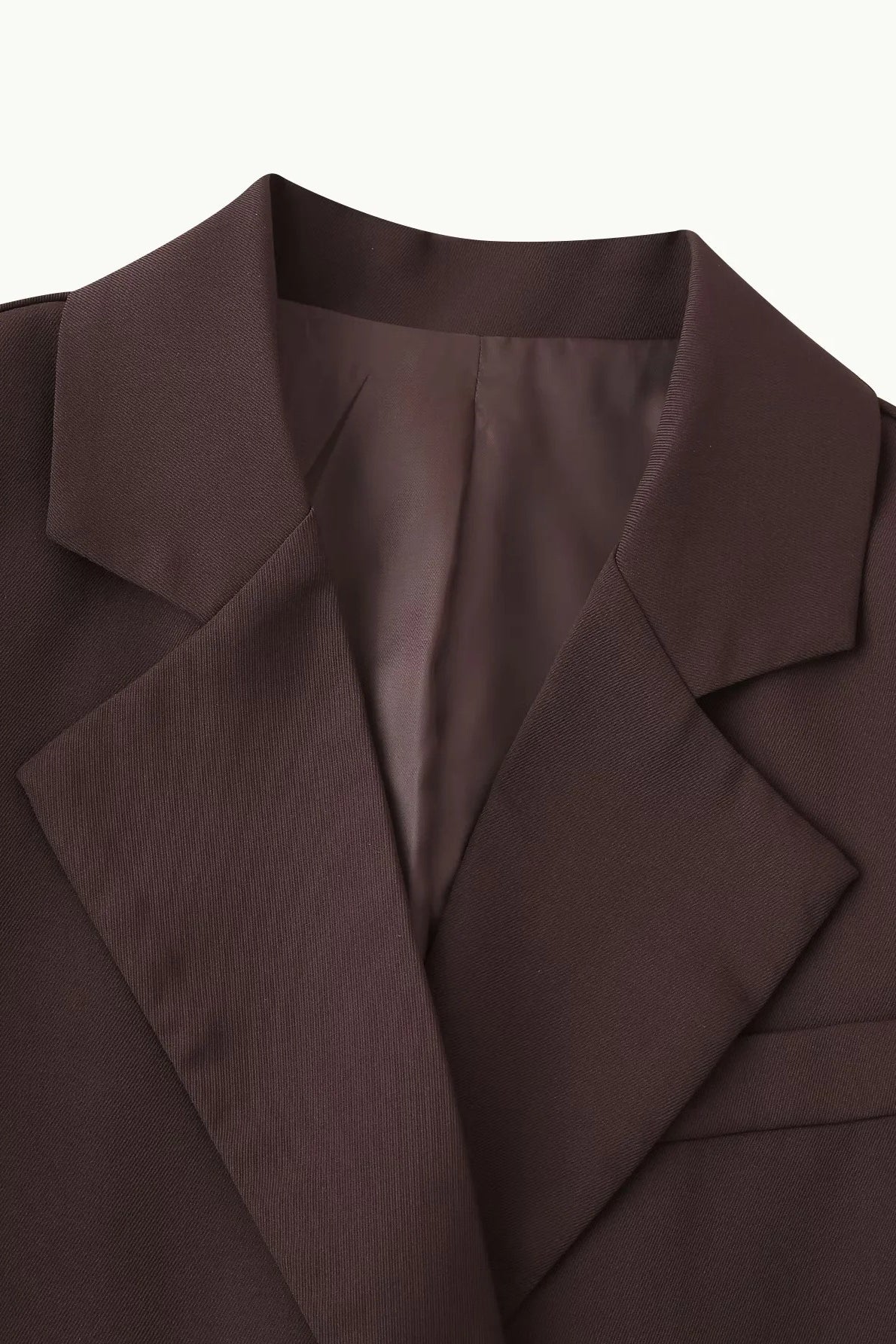 High-Waisted Button Blazer image 7