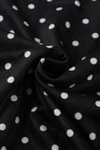Polka Dot Halter Backless Bodycon Mini Dress image 4