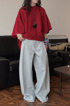 Deconstructed Flared Denim Jeans image 3