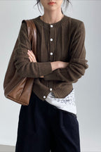 Atmospheric Wool Knit Cardigan image 8