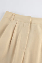 One Shoulder Asymmetric Tie Top High Waist Pants Two Piece Set image 7