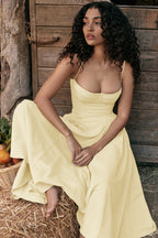 Elegant Vintage Cami Bodycon Midi Dress image 3