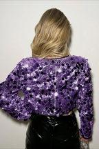 Silver Sequin Fashion Coat image 14