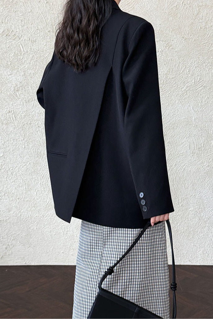 Split Back Relaxed Fit Blazer image 10