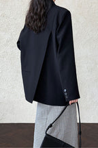 Split Back Relaxed Fit Blazer image 10