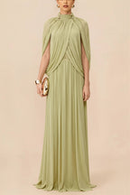 Elegant Cross Ruffle Maxi Dress image 1