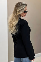 V Neck Waist Cinched Blazer image 6