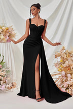 Sexy Bodycon Slit Maxi Party Dress image 1