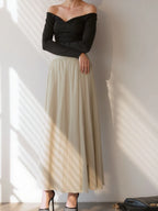 Mira Midi Skirt styled for Avrienne