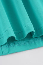 Fresh Mint Asym Slim Waist Blouse image 8