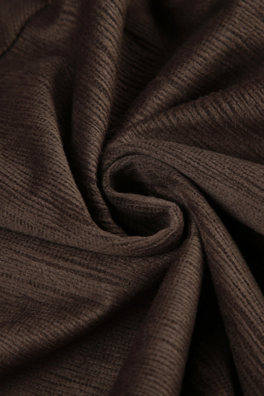 Asymmetric Draped Midi Skirt image 7