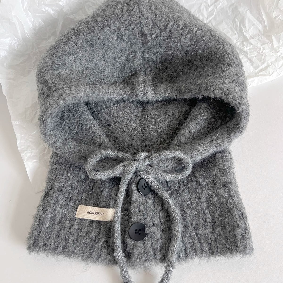 Vintage Balaclava Knit Neck Warmer Hat image 11