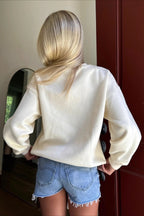 Sweet Chic Relaxed Round Neck Blouse image 3