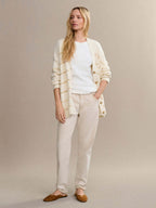 Striped Loose Knit Cardigan image 9