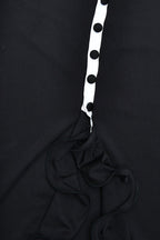 Solid Flare Sleeve Split Maxi Dress image 4