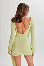 High-End Sexy Knit Mini Dress image 2
