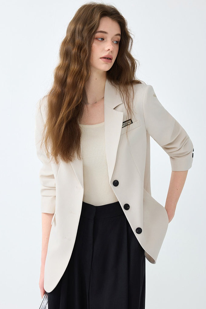 Elegant Long Sleeve Blazer image 3