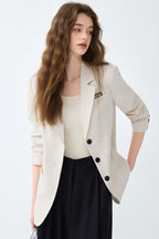 Elegant Long Sleeve Blazer image 3