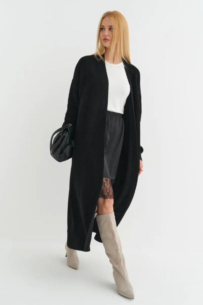 Oversized Long-Length Knit Cardigan image 12