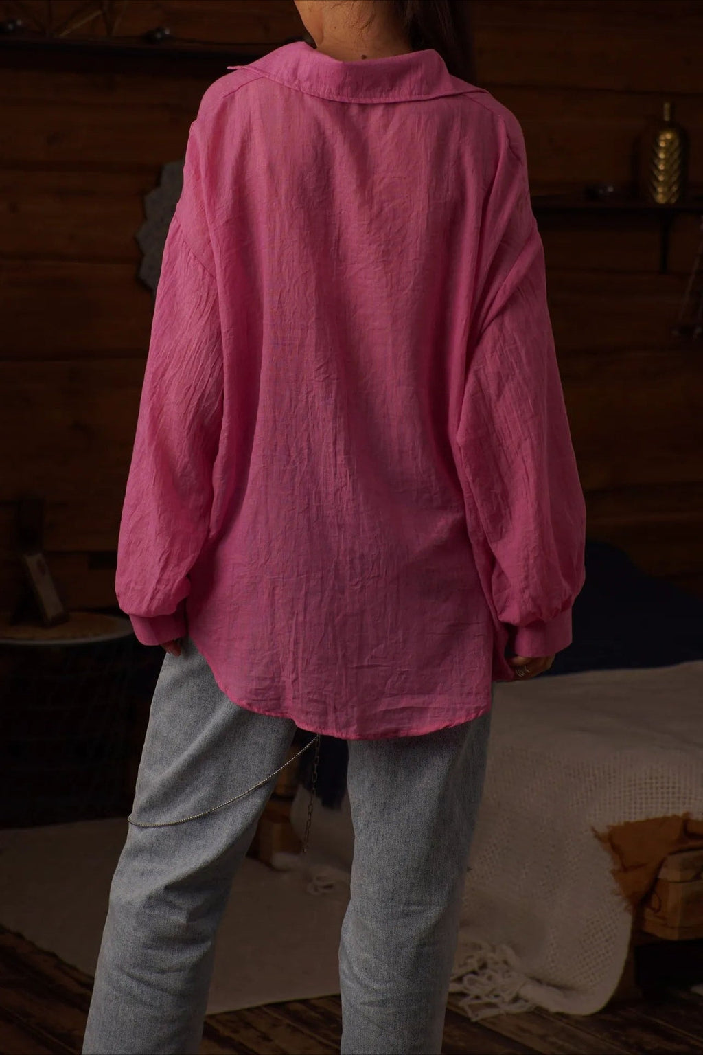 Solid Casual Chic Long Sleeve Blouse image 16