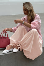 Elegant Loose Tie Harem Pants image 4