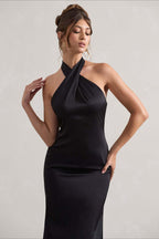 Slim Fit Halter Evening Party Dress image 4