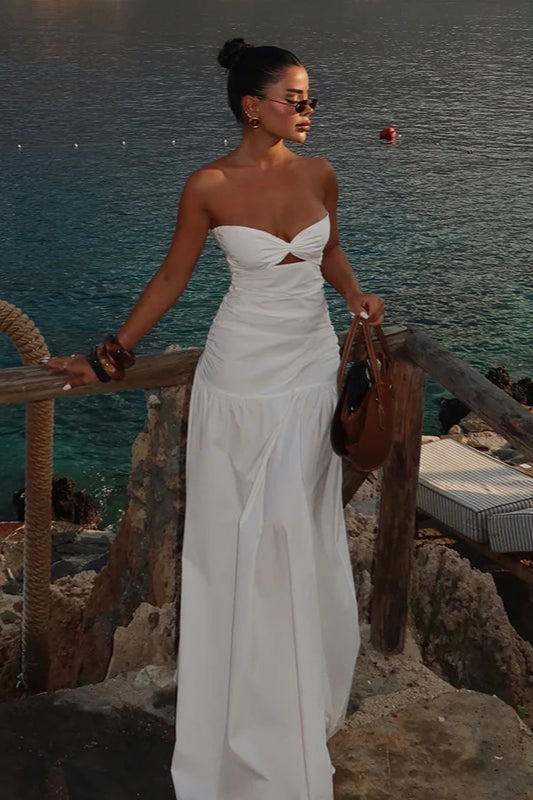 Cutout Strapless Beach Party Dress image 4