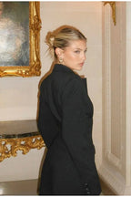 High Waist V-Neck Blazer image 2