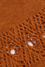 Solid Knit Bikini Cover Boho Dress image 4