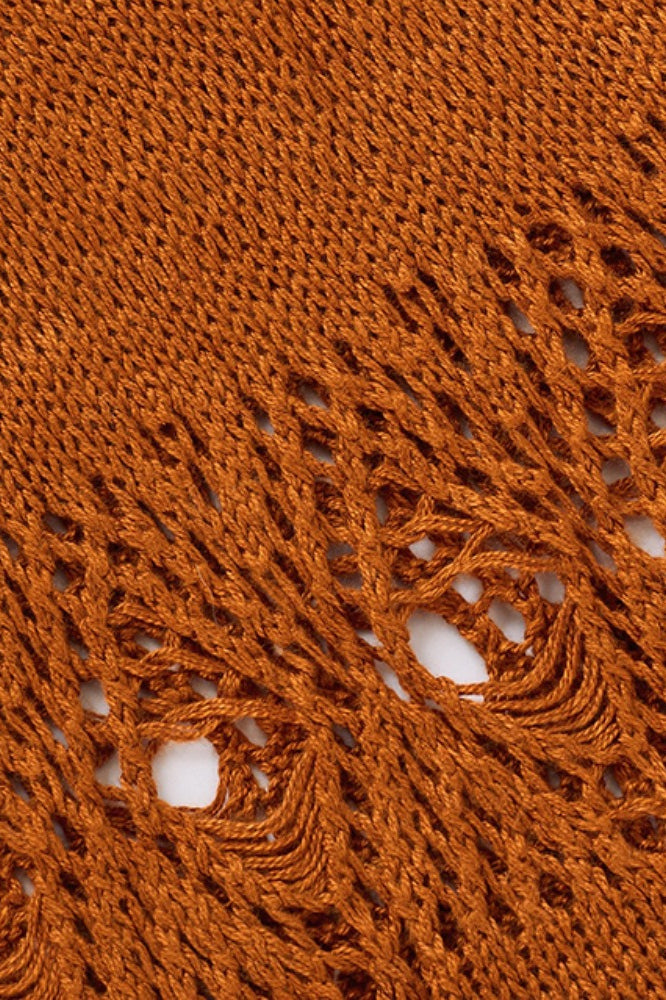 Solid Knit Bikini Cover Boho Dress image 4
