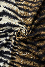 Elegant Leopard Print Fitted Sleeve Maxi Dress image 4