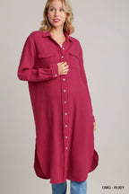 Lisette Shirt Dress styled for Avrienne