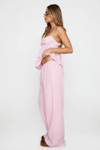 Striped Loose Cami Long Pants Two Piece Set image 4