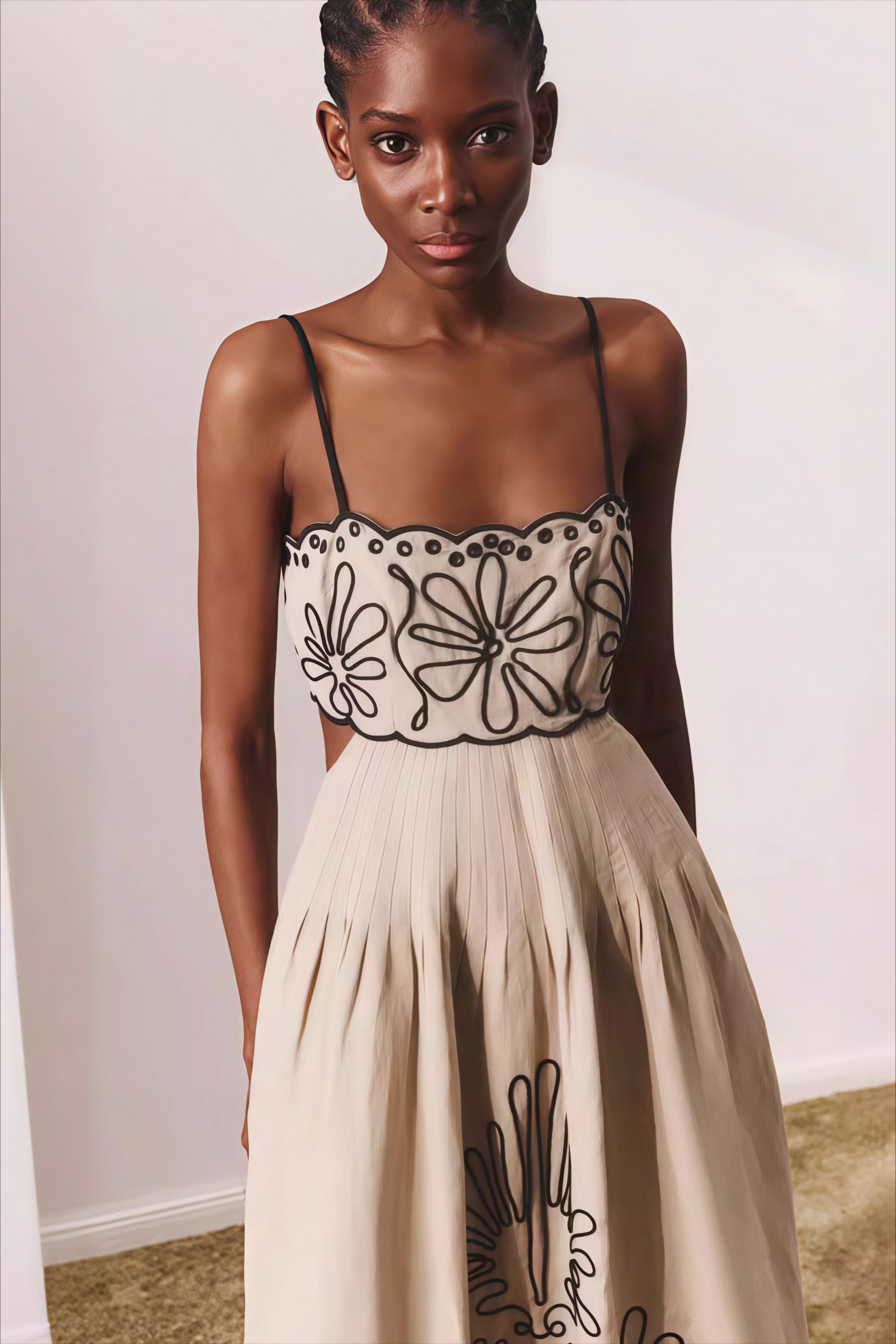 Chic Boho Embroidered Maxi Dress image 2