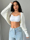 Loose Fit Knit Shrug Cardigan image 1