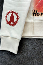 Vintage Print Pullover Hoodie image 3