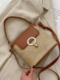 Naomi Straw Crossbody styled for Avrienne