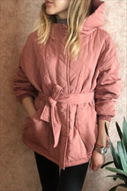 Plus Size Diamond Quilted Puffer Jacket image 2