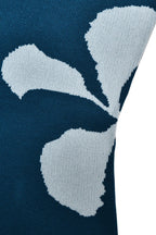 Printed Backless Slim Waist Bodycon Sweater Dress image 15