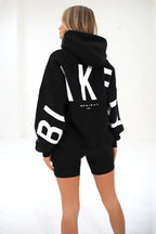 Thick Printed Hooded Sweatshirt Coat image 3