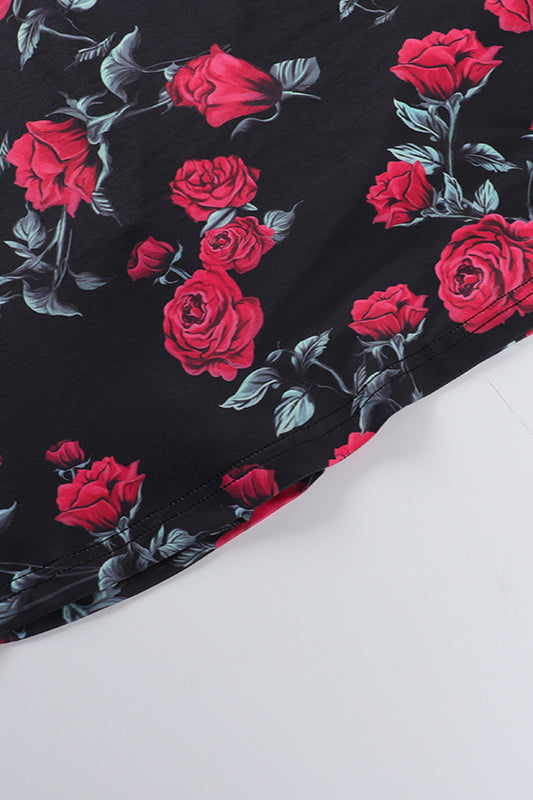 Square Neck Floral Cami Party Dress image 11