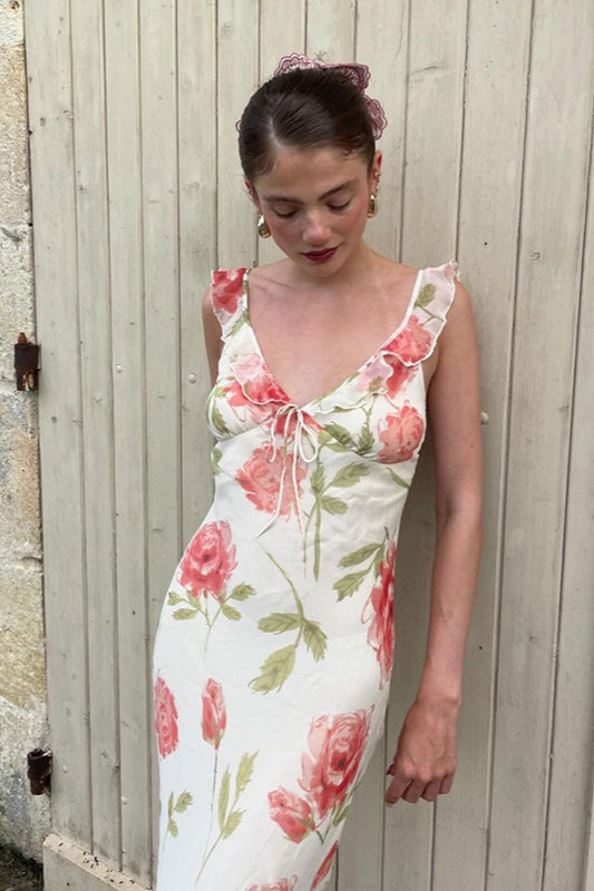 Floral Cami French Style Party Dress image 3