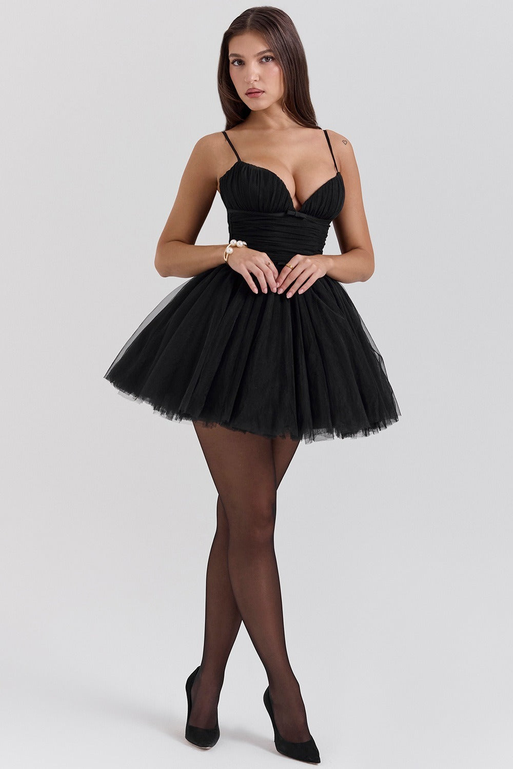 Chiffon Lace-up Backless Cocktail Dress image 13